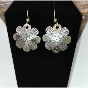 Flower Earrings Made from US Standing Liberty Quarters